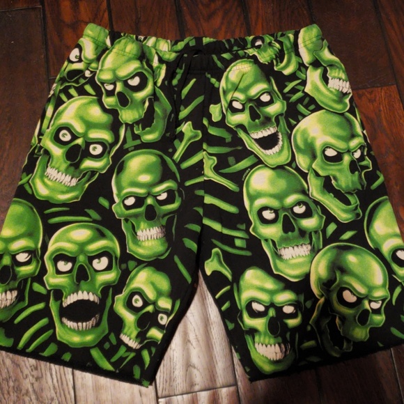 supreme skull pile shorts